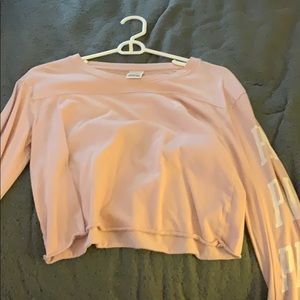 Pink crop top